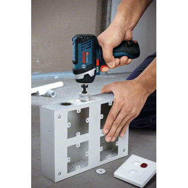 Bosch GDR 12V-105 Professional 2600 tr min Noir, Bleu, Rouge