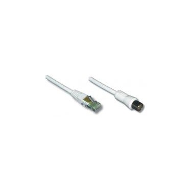 LINEAIRE TVRJE NONAU016360 Cordon RJ45 /Coax 9.52mm Mâle 75 Ohms 3m