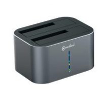 Connectland DOCK-CNL-GDPD07T-SIL NONBT030787 Docking pour 2xHDD 2.5/3.5p Sata USB3 Silver