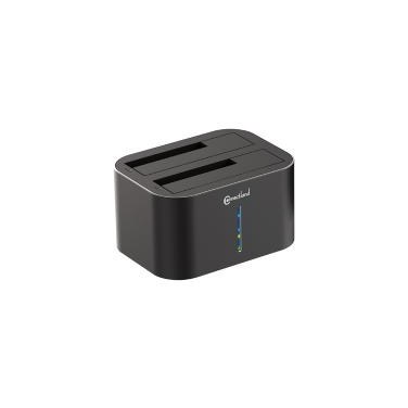 Connectland DOCK-CNL-GDPD07T-BK NONBT030788 Docking pour 2xHDD 2.5/3.5p Sata USB3 Noir