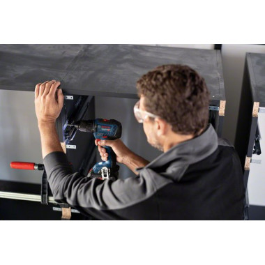 Bosch GSR 18V-55 Professional 1800 tr min Sans clé 1 kg Noir, Bleu