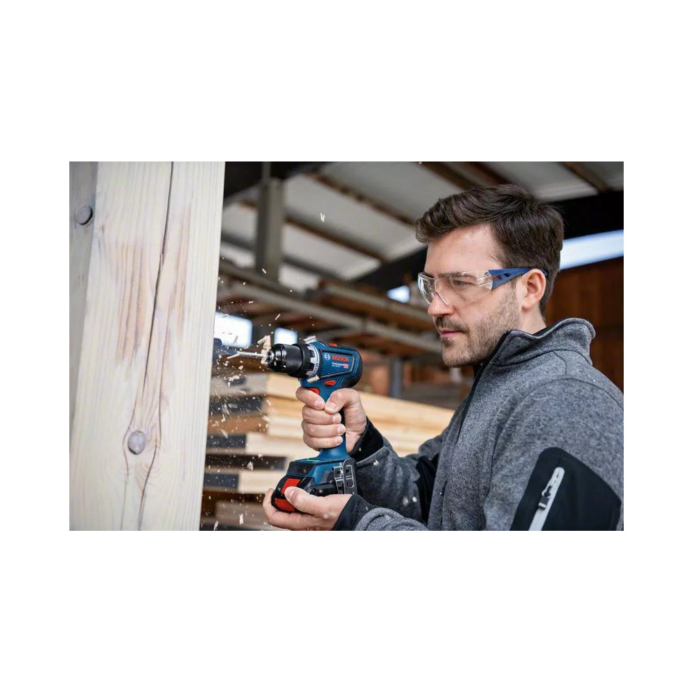Bosch GSR 18V-90 C 2100 tr min 1,1 kg Noir, Bleu, Rouge