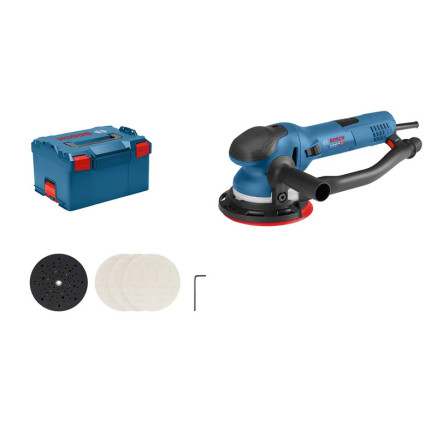 Bosch GET 75-150 Professional Ponceuse orbitale aléatoire 7300 tr min 14600 OPM Noir, Bleu 750 W