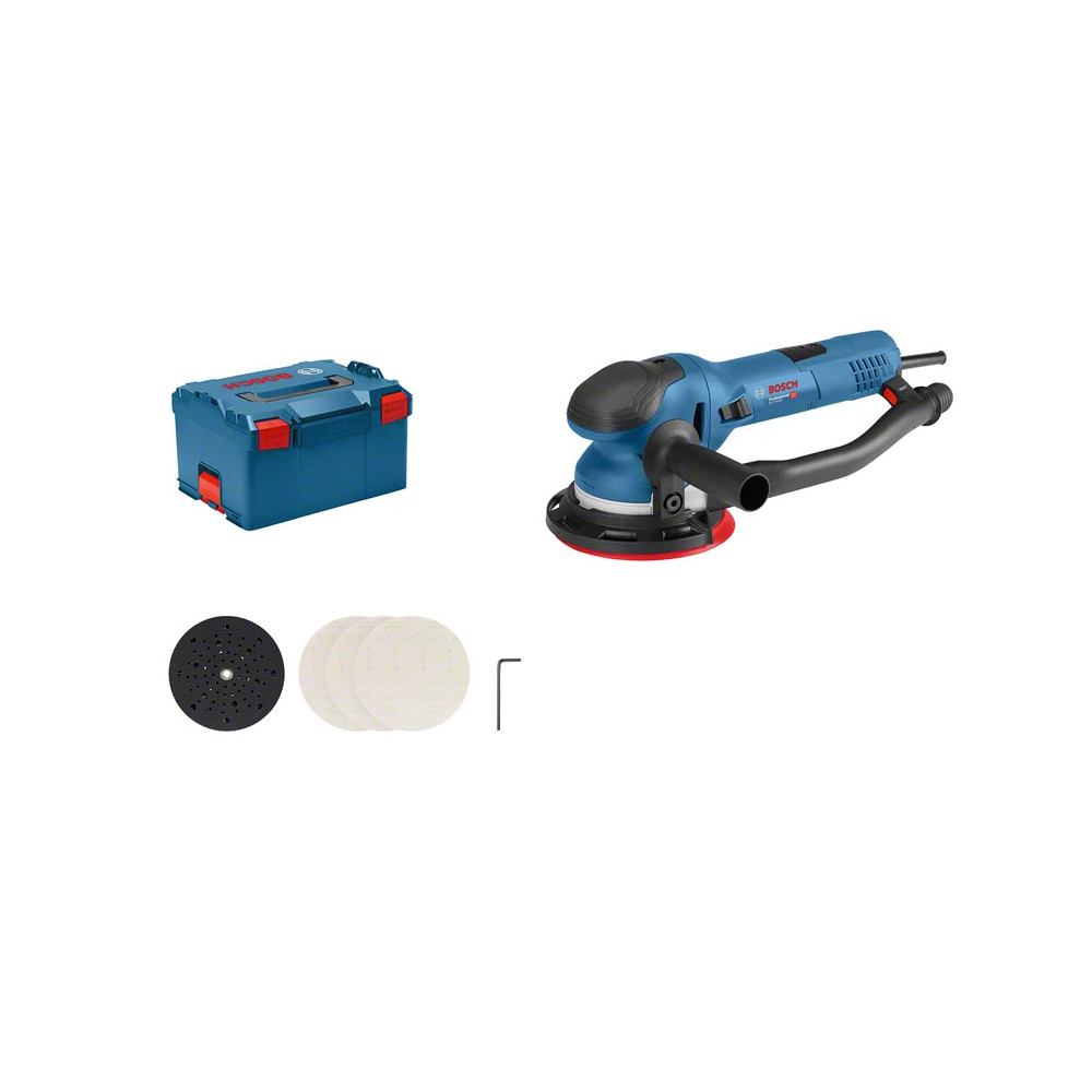 Bosch GET 75-150 Professional Ponceuse orbitale aléatoire 7300 tr min 14600 OPM Noir, Bleu 750 W Bosch GET 75-150 Professional Ponceuse orbitale aléatoire 7300 tr min 14600 OPM Noir, Bleu 750 W