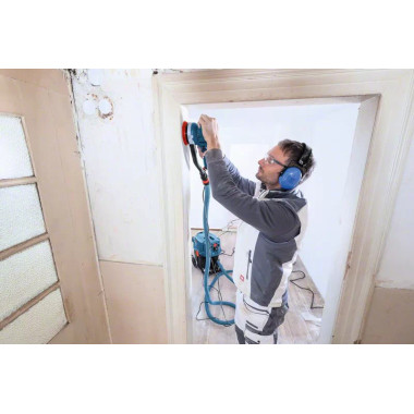 Bosch GET 75-150 Professional Ponceuse orbitale aléatoire 7300 tr min 14600 OPM Noir, Bleu 750 W