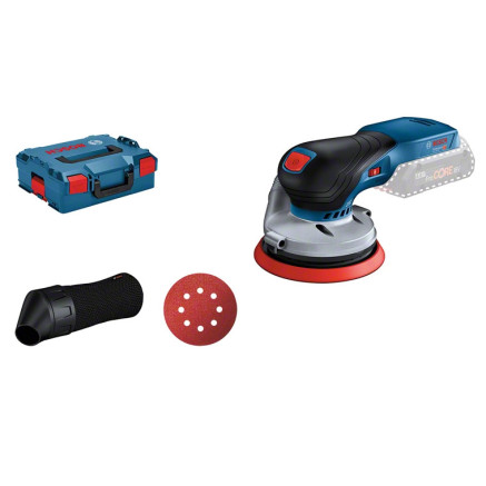 Bosch GEX 18V-125 Professional Ponceuse orbitale aléatoire 10000 tr min 20000 OPM Noir, Bleu