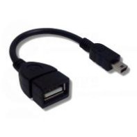 NONUS021656 Adaptateur USB OTG/HOST MiniUSB/USB M/F 0.10m