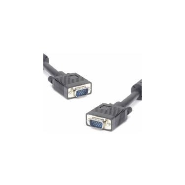 LINEAIRE PCHD156D NONVI008800 Cordon VGA HD15 M/M 2 ferrites 2m