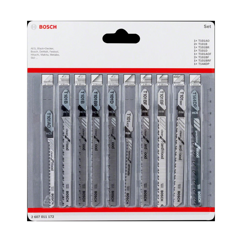 Bosch 2 607 011 172 Lame de scie sauteuse, à chantourner et sabre Lames de scie sauteuse 10 pièce(s) Bosch 2 607 011 172 Lame de scie sauteuse, à chantourner et sabre Lames de scie sauteuse 10 pièce(s)