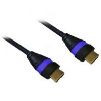 NONVI018575 Cordon HDMI 2.0 Ethernet 5m A-A M-M Noir/Bleu XVHD54NBG LINEAIRE