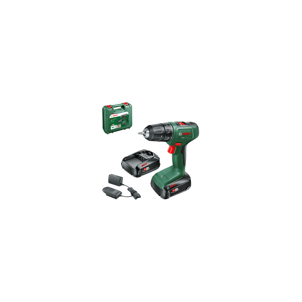 Bosch Easy Drill 18V-40 1630 tr min Sans clé 1,3 kg Noir, Vert