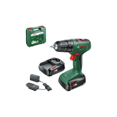 Bosch EasyDrill 18V-40 1630 tr min Sans clé 1,3 kg Noir, Vert
