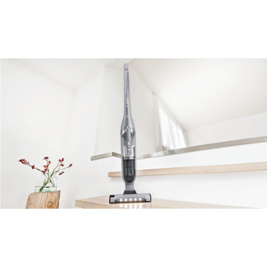 Bosch Serie 4 BBH3K2801 aspirateur balai et balai électrique Aspirateur-balai 2 en 1 Batterie Sec Sans sac Argent