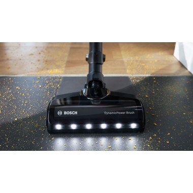 Bosch BSS711W aspirateur balai et balai électrique Batterie Sec Sans sac 0,3 L Noir, Argent, Blanc