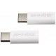 PERIXX CableBiz-C010Wx2 PERUS028943 Axxbiz CableBiz-C010W USB2.0 C vers Micro-B - White - 2pcs