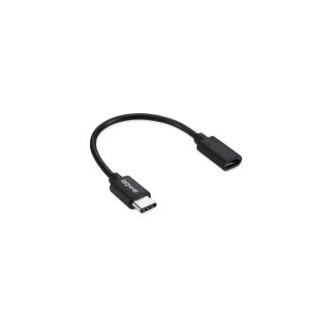 PERIXX CableBiz-C005B PERUS028947 Axxbiz CableBiz-C005B USB2.0 C vers Micro-B M/F - Black - 56 Ohm