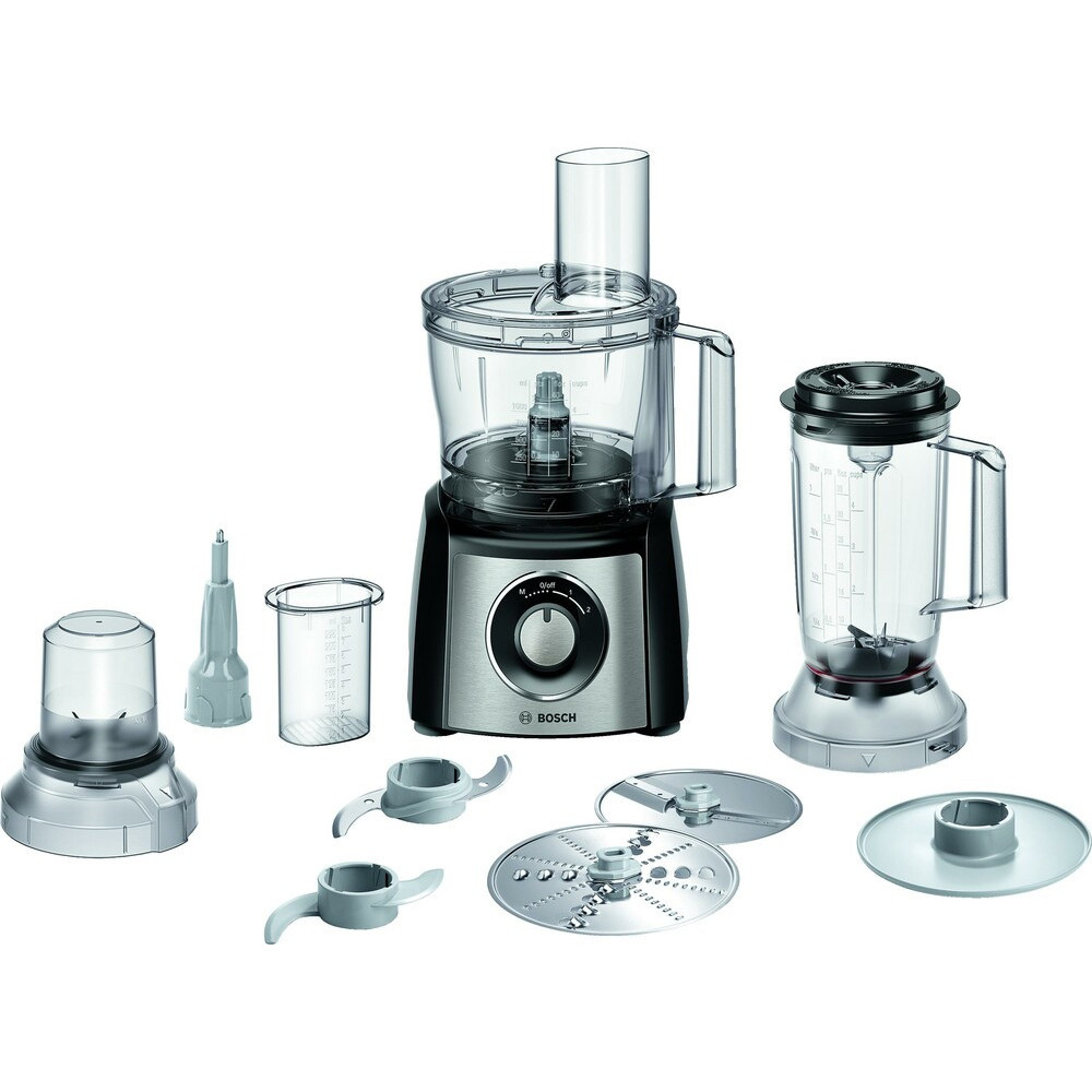 Bosch MCM3PM386 robot de cuisine 900 W 2,3 L Noir, Transparent Bosch MCM3PM386 robot de cuisine 900 W 2,3 L Noir, Transparent