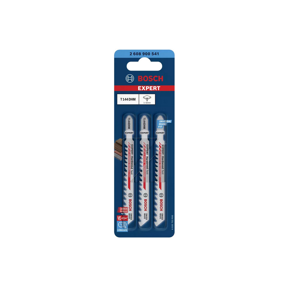 Bosch 2 608 900 541 Lame de scie sauteuse, à chantourner et sabre Lames de scie sauteuse Carbone 3 pièce(s) Bosch 2 608 900 541 Lame de scie sauteuse, à chantourner et sabre Lames de scie sauteuse Carbone 3 pièce(s)