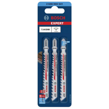 Bosch 2 608 900 541 Lame de scie sauteuse, à chantourner et sabre Lames de scie sauteuse Carbone 3 pièce(s)