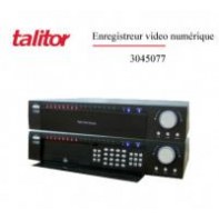 TALITOR 3045077 TALCA007297 Enregistreur Video Numérique 8CH MPEG4, sans HDD & CD-RW