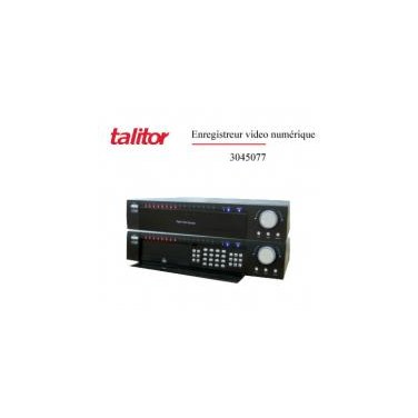 TALITOR 3045077 TALCA007297 Enregistreur Video Numérique 8CH MPEG4, sans HDD & CD-RW