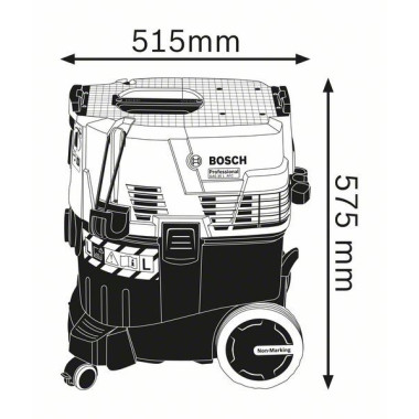 Bosch GAS 35 L AFC Professional Noir, Bleu 1200 W