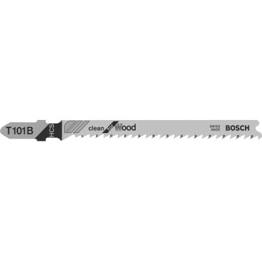 Bosch Lames de scie sauteuse T 101 B Clean for Wood