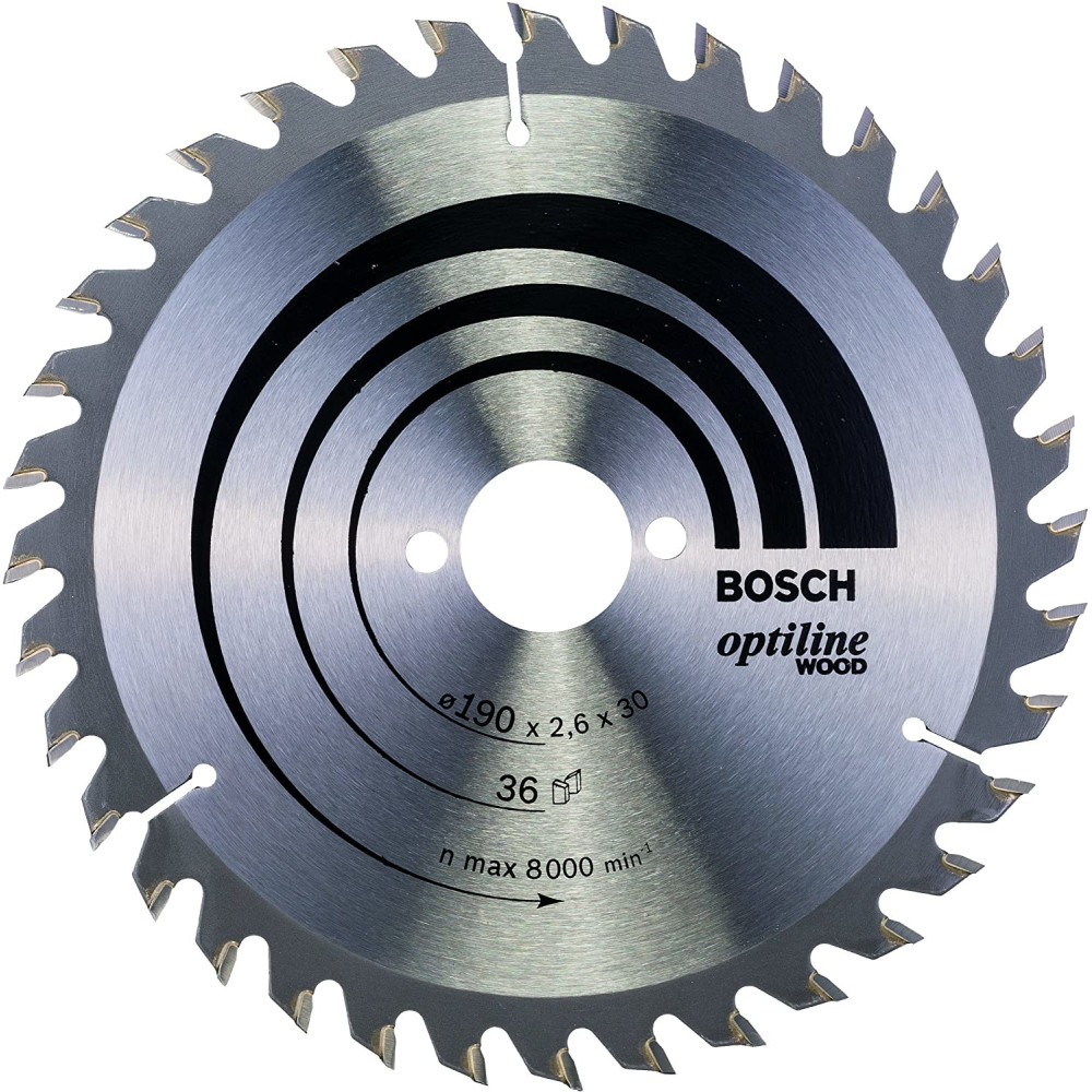 Bosch Lames de scies circulaires Optiline Wood Bosch Lames de scies circulaires Optiline Wood