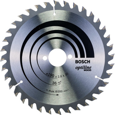 Bosch Lames de scies circulaires Optiline Wood