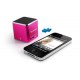 TECHNAXX 3810 TEHHP030221 TEH Mini Musicman Wireless Soundstation BT-X2 Pink
