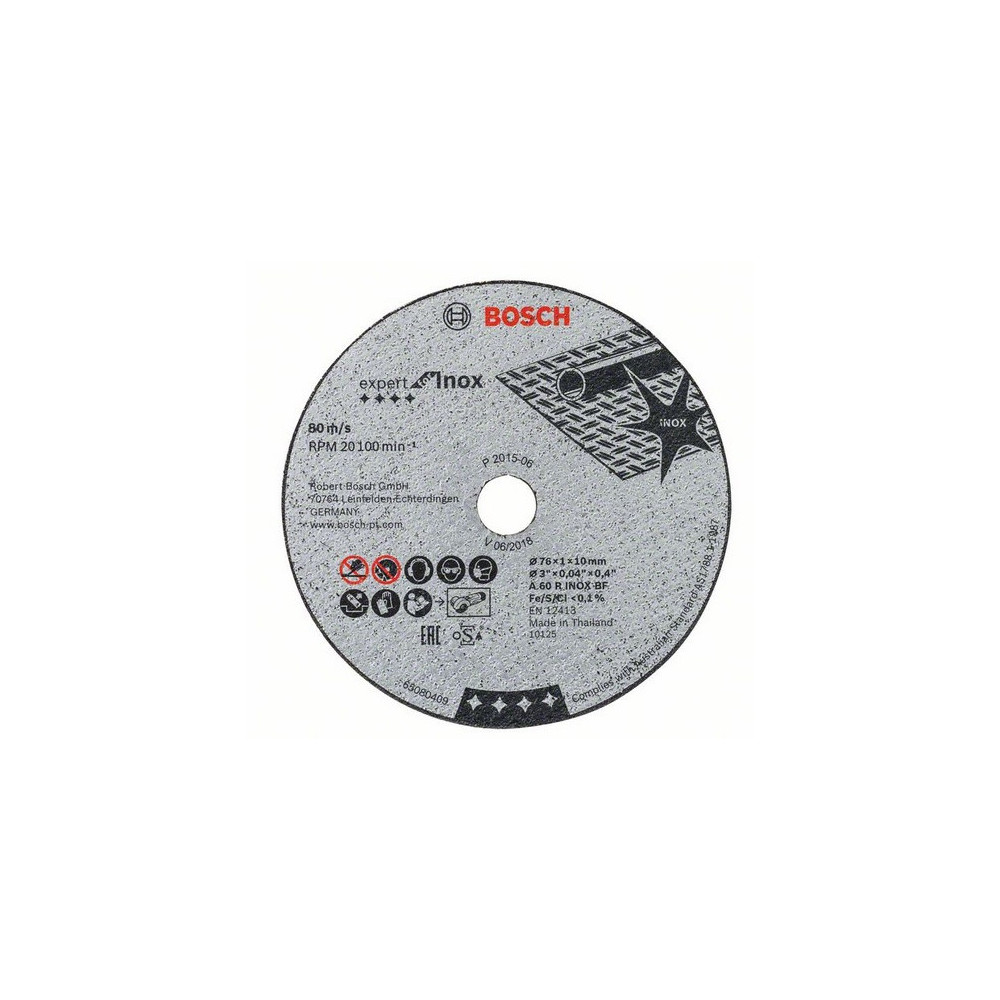 Bosch 2 608 601 520 accessoire pour meuleuse d'angle Disque de coupe