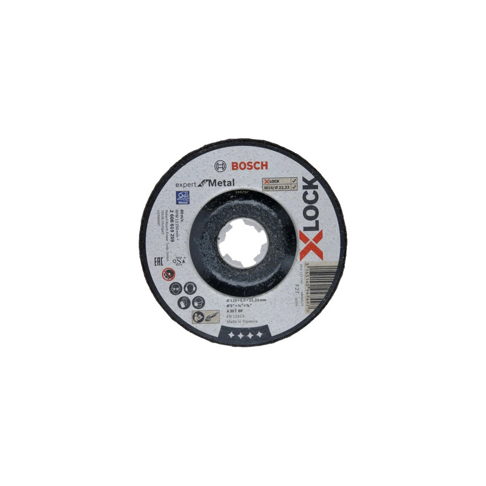 Bosch 2 608 619 259 accessoire pour meuleuse d'angle Disque abrasif Bosch 2 608 619 259 accessoire pour meuleuse d'angle Disque abrasif