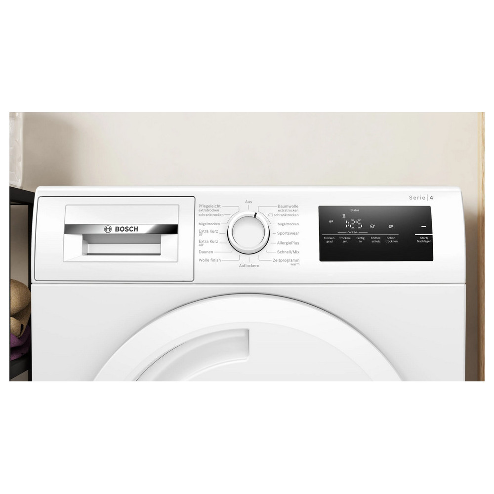 Bosch Serie 4 WTN83203 sèche-linge Pose libre Charge avant 8 kg B Blanc