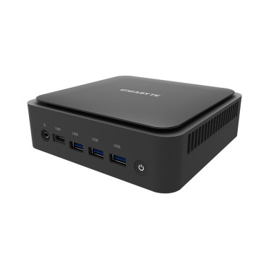 GIGABYTE GB-BEI3H-1220 barebone PC  poste de travail Noir i3-1220P 1,8 GHz Haut-parleurs intégrés