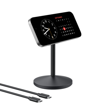 Anker MagGo Écouteurs, Casque, Smartphone, Smartwatch Noir USB Recharge sans fil Charge rapide Intérieure