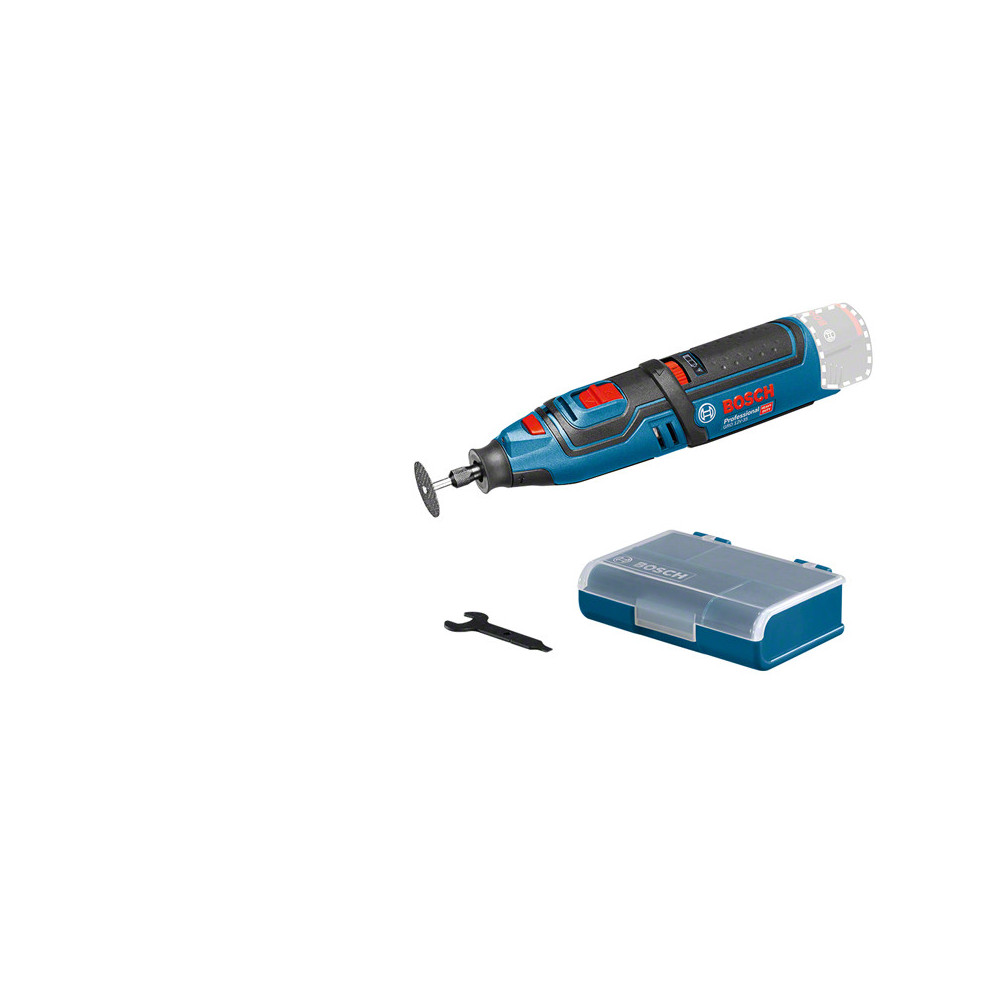 Bosch GRO 12V-35 Professional Noir, Bleu 35000 OPM
