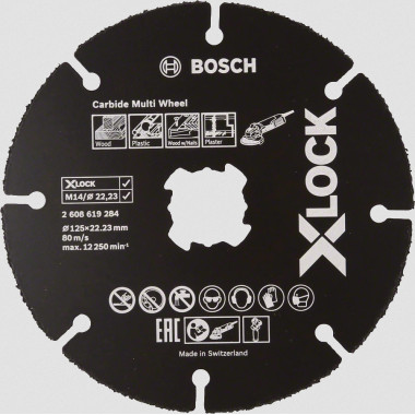 Bosch 2 608 619 284 accessoire pour meuleuse d'angle Disque de coupe