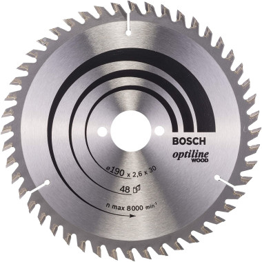 Bosch Lames de scies circulaires Optiline Wood