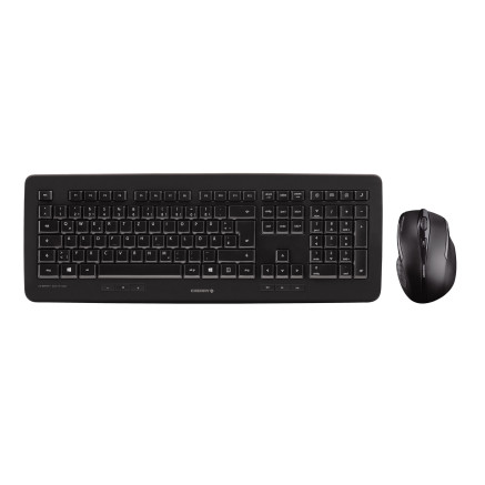 CHERRY DW 5100 clavier Souris incluse Universel RF sans fil QWERTY Anglais britannique Noir