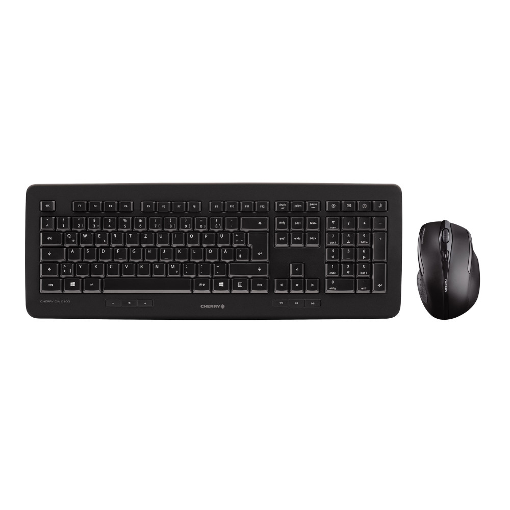CHERRY DW 5100 clavier Souris incluse Universel RF sans fil QWERTY Anglais britannique Noir CHERRY DW 5100 clavier Souris incluse Universel RF sans fil QWERTY Anglais britannique Noir