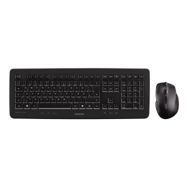 CHERRY DW 5100 clavier Souris incluse Universel RF sans fil QWERTY Anglais britannique Noir