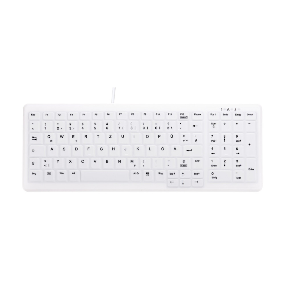 CHERRY AK-C7000 clavier Médical USB QWERTZ Allemand Blanc CHERRY AK-C7000 clavier Médical USB QWERTZ Allemand Blanc