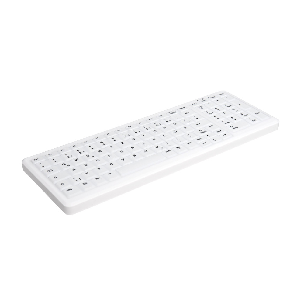CHERRY AK-C7000 clavier Médical USB QWERTZ Allemand Blanc