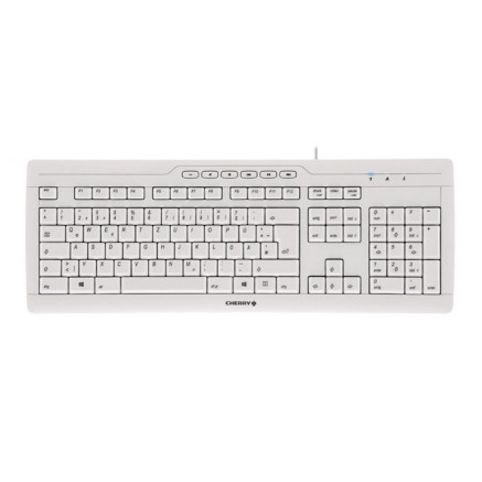 CHERRY STREAM 3.0 clavier Bureau USB Suisse Noir