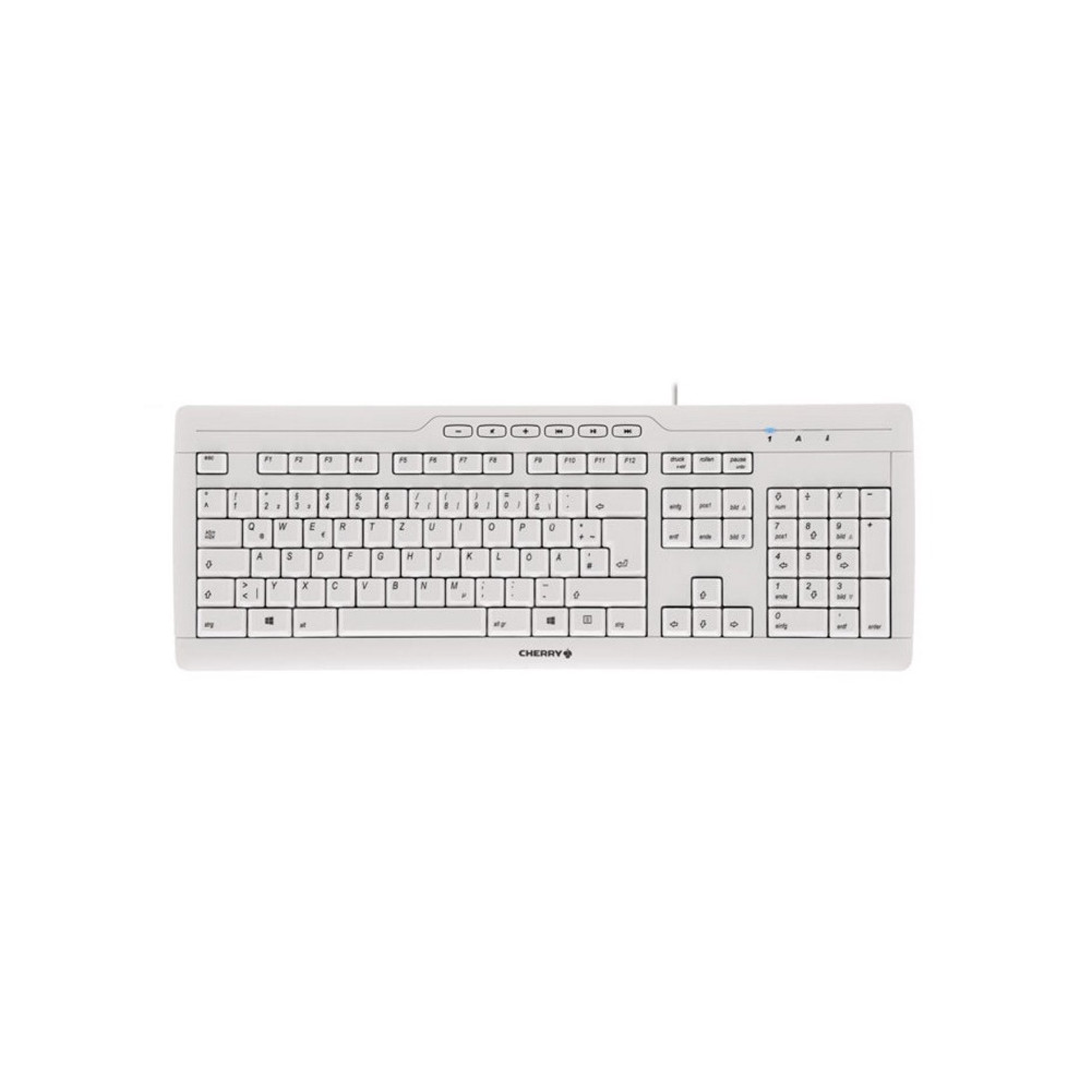 CHERRY STREAM 3.0 clavier Bureau USB Suisse Noir CHERRY STREAM 3.0 clavier Bureau USB Suisse Noir