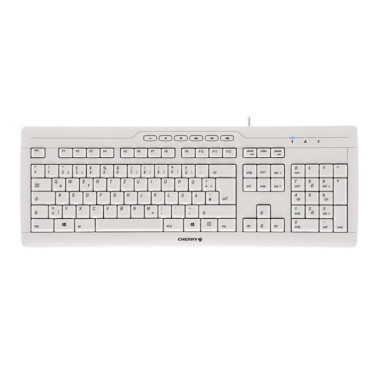 CHERRY STREAM 3.0 clavier Bureau USB Suisse Noir