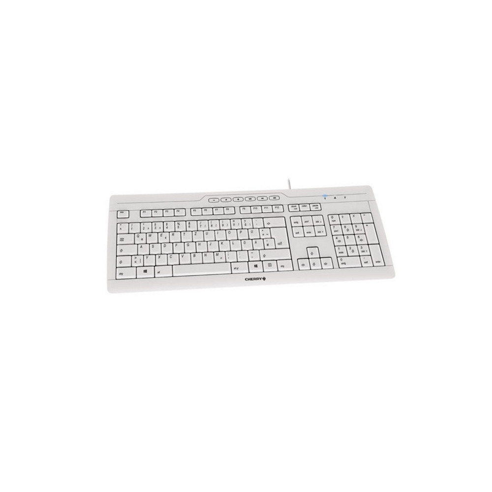 CHERRY STREAM 3.0 clavier Bureau USB Suisse Noir