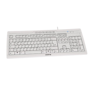 CHERRY STREAM 3.0 clavier Bureau USB Suisse Noir