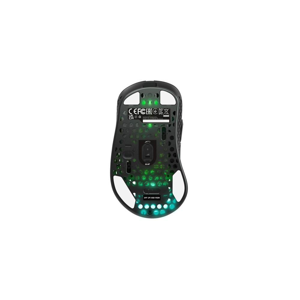 CHERRY XTRFY M4 RGB souris Jouer Droitier RF Wireless + USB Type-C Optique 19000 DPI
