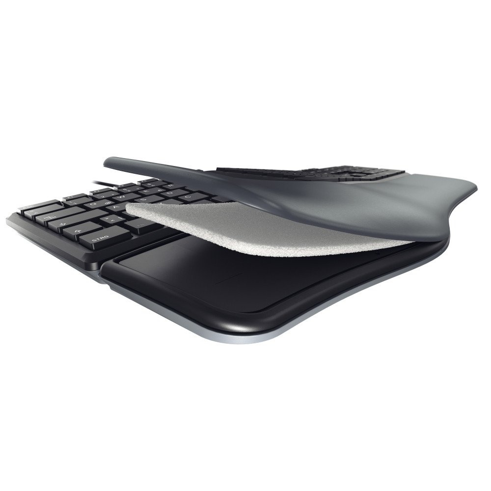 CHERRY KC 4500 ERGO clavier Universel USB QWERTY Anglais britannique Noir